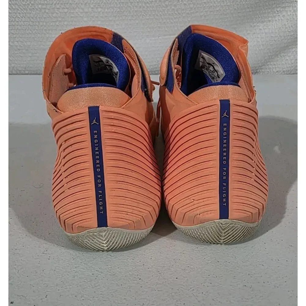 Jordan Why Not Zer0.1 Cotton Shot Sneakers Orange Pulse AA2510-800 Mens Size 11